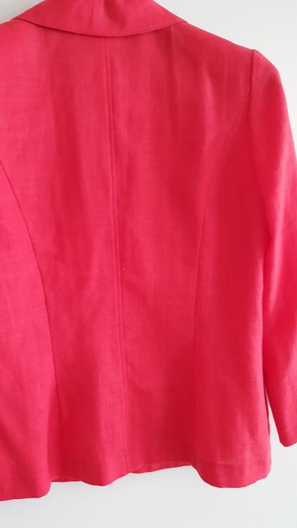 Giacche: Roter Leinen Blazer, Gr.38, wie NEU – Nuovo (secondo la descrizione) da Niederlenz venduto da clea50 3