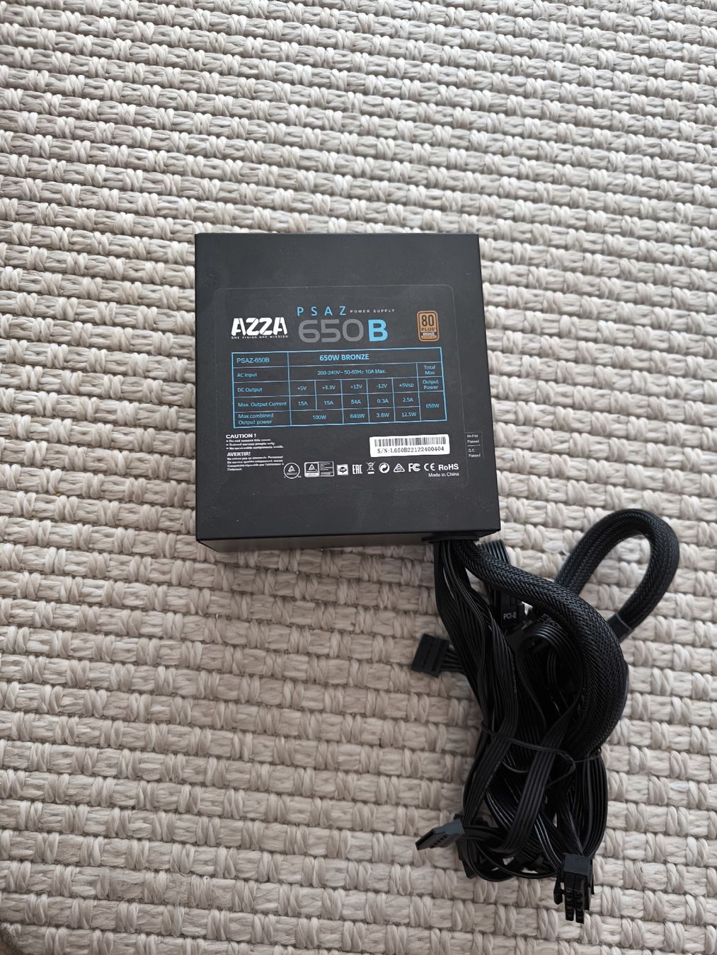 PC: AZZA Netzteil 650W – Difettoso da Emmenbrücke venduto da nem_qht9