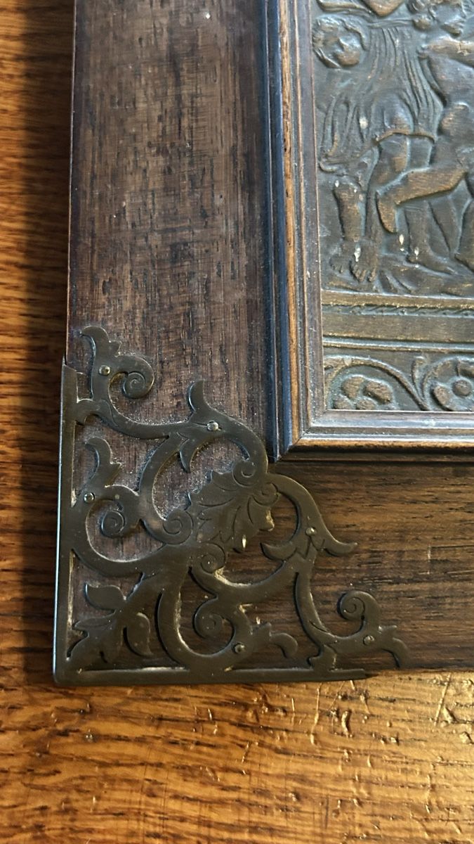 Bilderrahmen: Schöner Bilderrahmen antik mit Bronzeauflagen – Gebraucht aus Riedholz von Frettchen63 7
