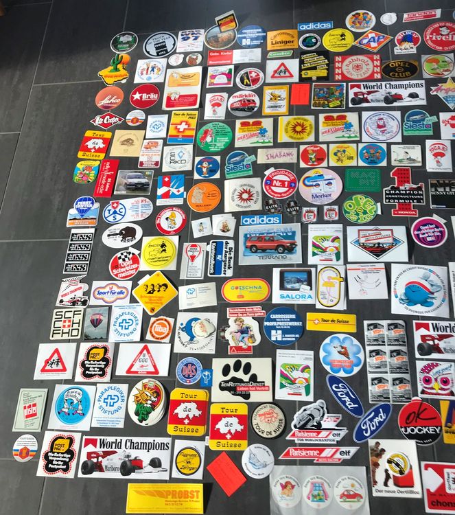 Sammlung Aufkleber Abziehbilder / Räumung (Gebraucht) in Küssnacht am