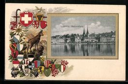 Präge-AK Luzern, Partie am Nationalquai
