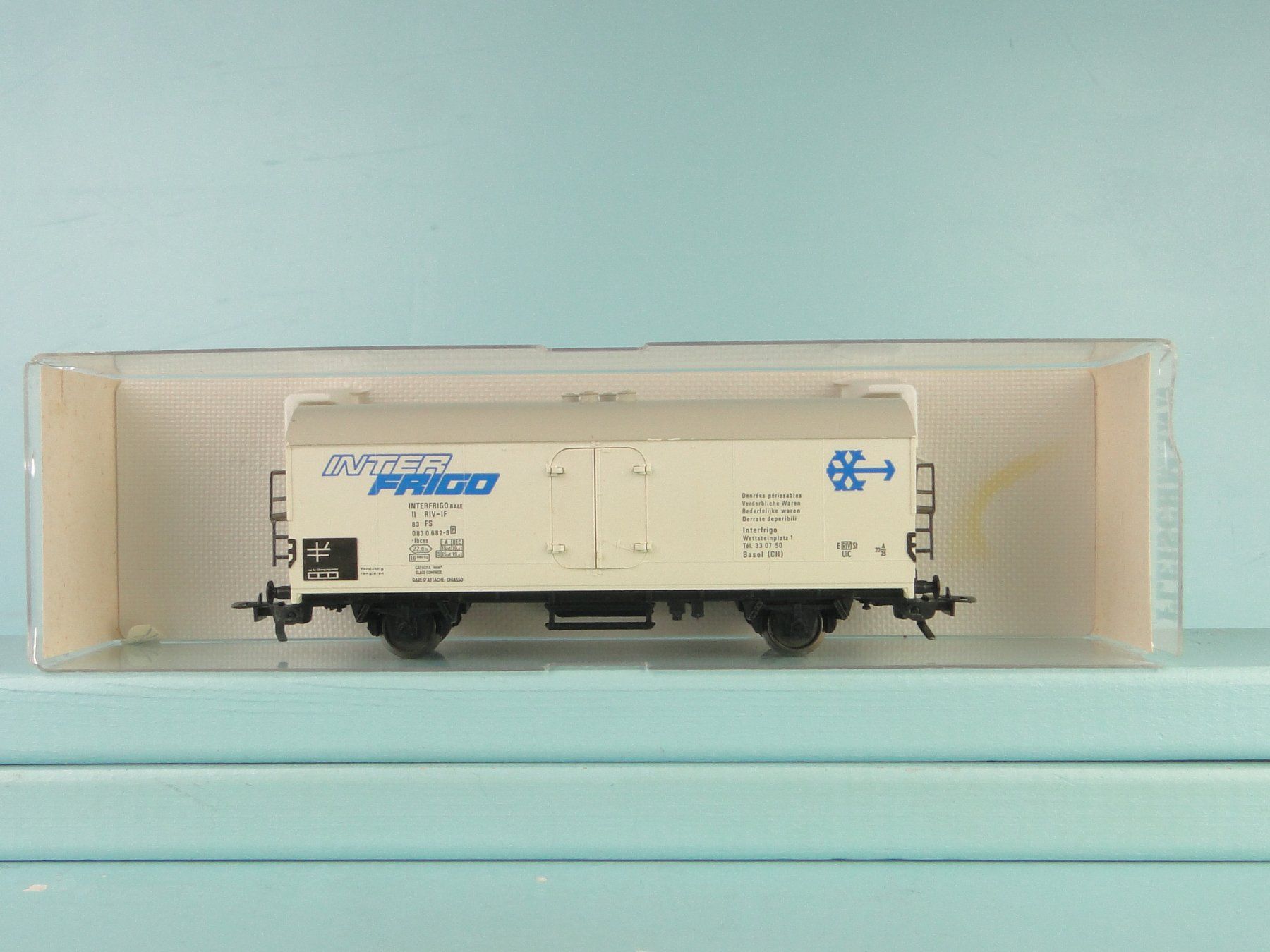 Fleischmann Modellini di ferrovie: Fleischmann 5341 Interfrigo, NEUWERTIG, Märklin Kupplung – Usato da Bülach venduto da cann11 1