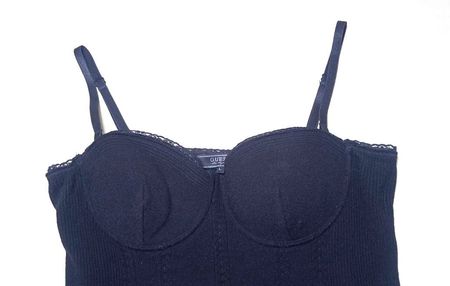GUESS Strickkleid Bustier-Kleid sehr weich L 40 NEU