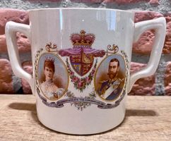 1911 KING GEORGE V Krönung Souvenir Tasse - London England