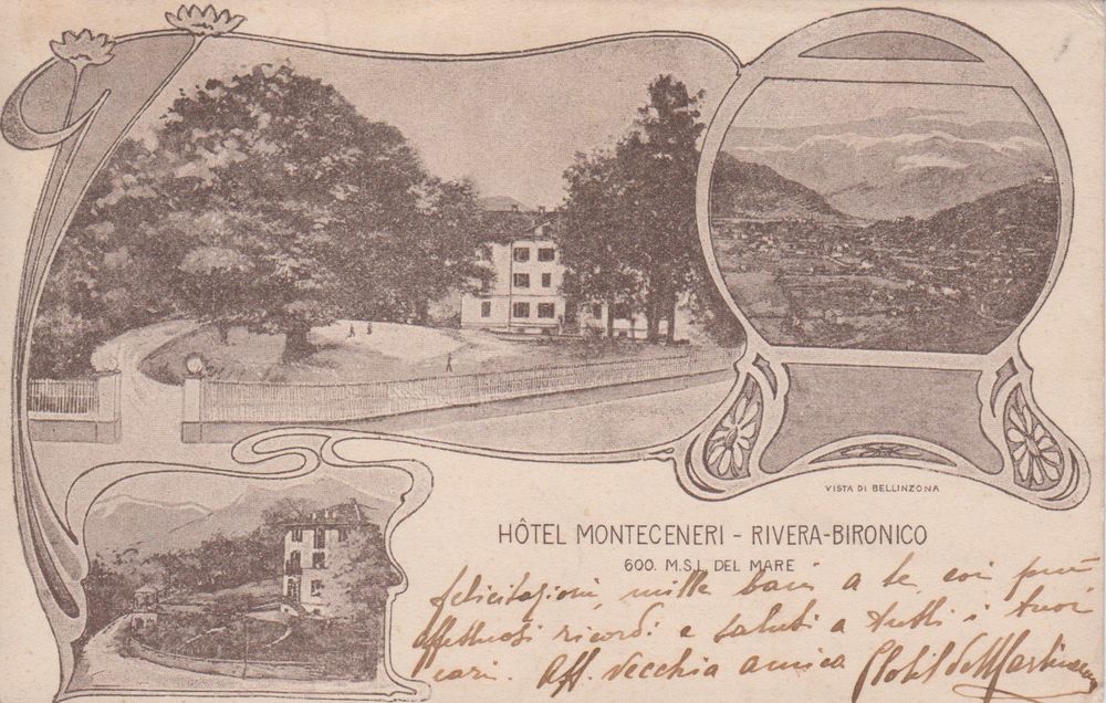 AK Hôtel Monteceneri Rivera Bironico 1911. Rara Kaufen auf Ricardo