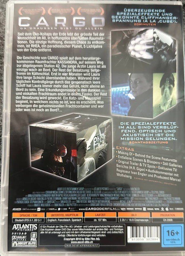 Alle DVDs: Sci-Fi DVD Cargo - Schweizer Produktion – Gebraucht aus Beringen von Mantafisch1 1