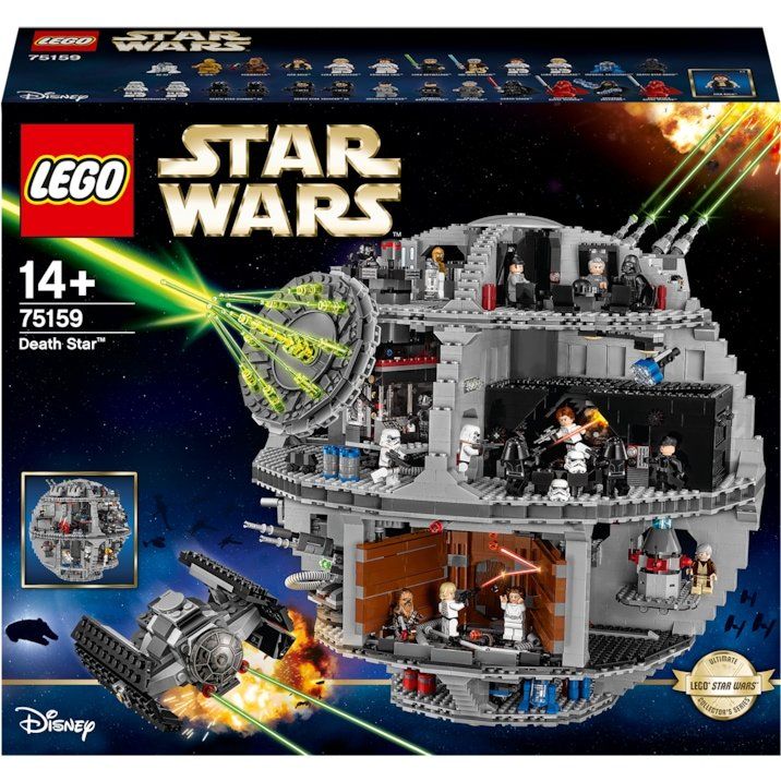 Star Wars Todesstern Wandaufkleber – Vinyl-Aufkleber In Lochform, 50x35 Cm, Wetterfest Für Innen & Außen