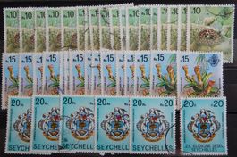 Seychellen Kat. 407-409 1977/90 Kat. 190 Euro