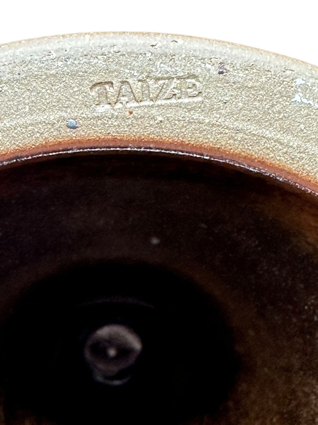 Bicchieri: Daniel MONTMOLIN pour TAIZÉ  - Calice en grés émaillé – Usato da Morges venduto da deco.vintage 8