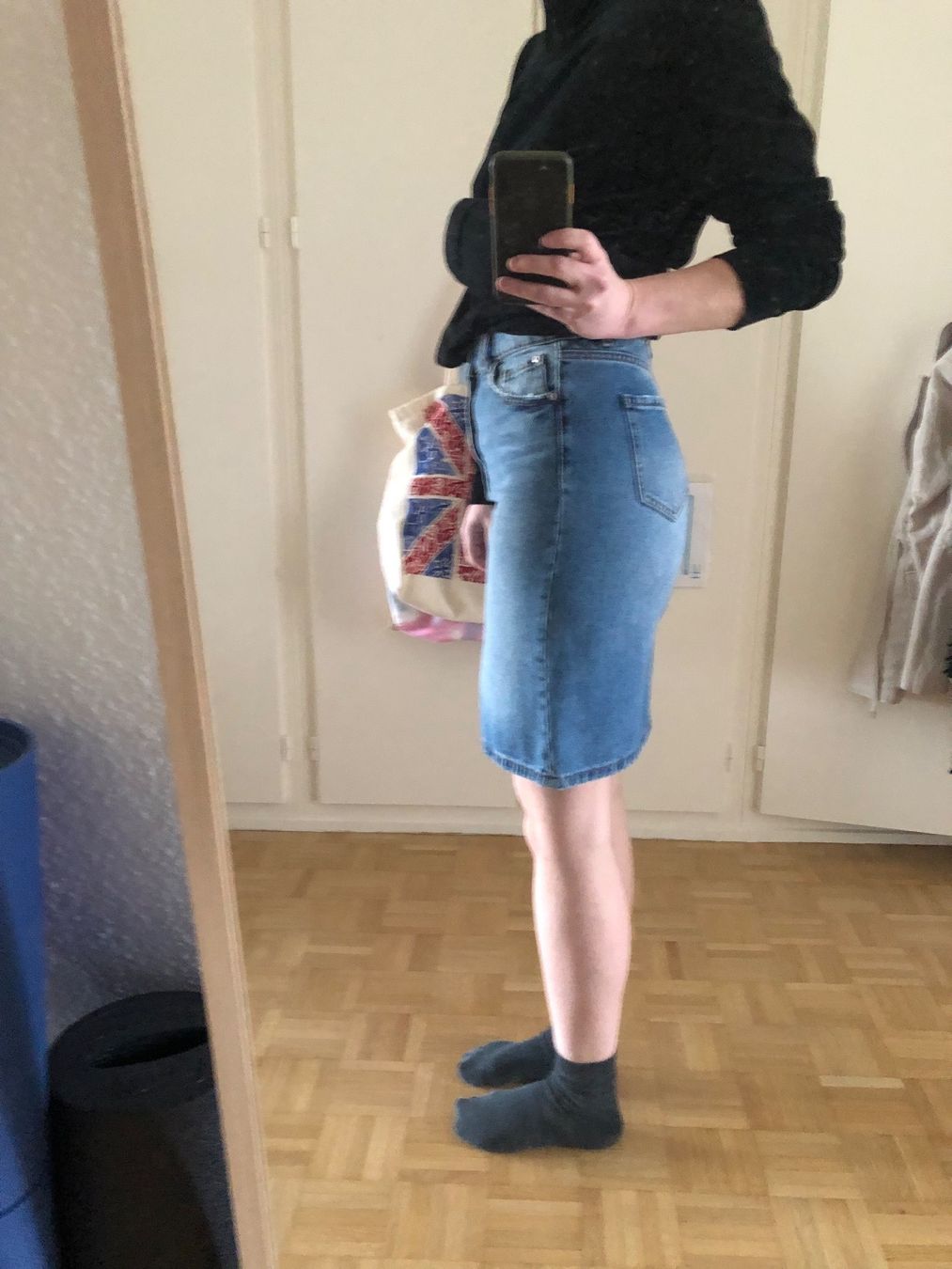 Gonne: Jupe en jeans taille haute – Usato da Onex venduto da kattrina 2