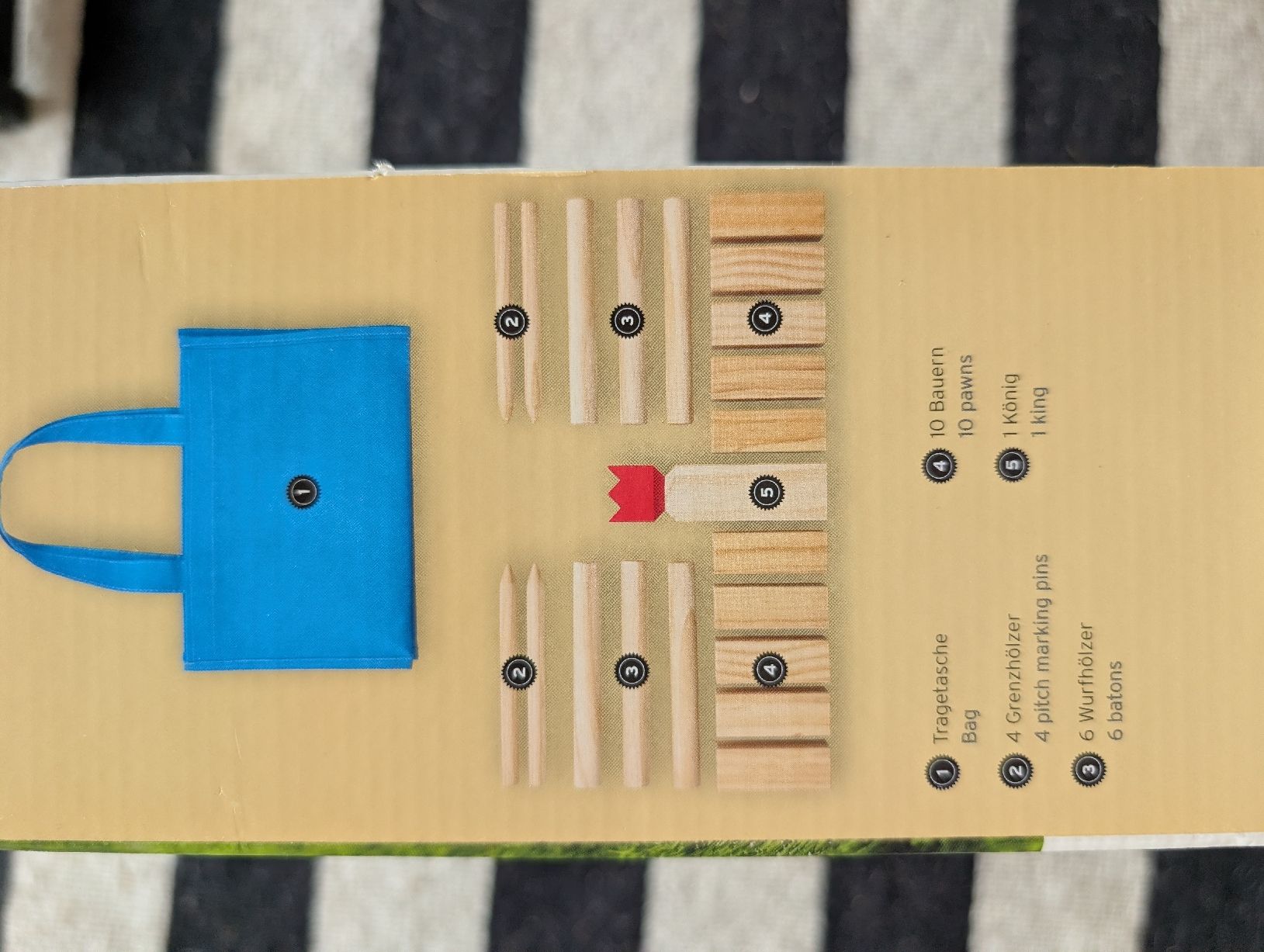 Jeux: Kubb Wikinger Wurfspiel-Set mit Tragetasche – D'occasion à Oberwil-Lieli par stefim 3