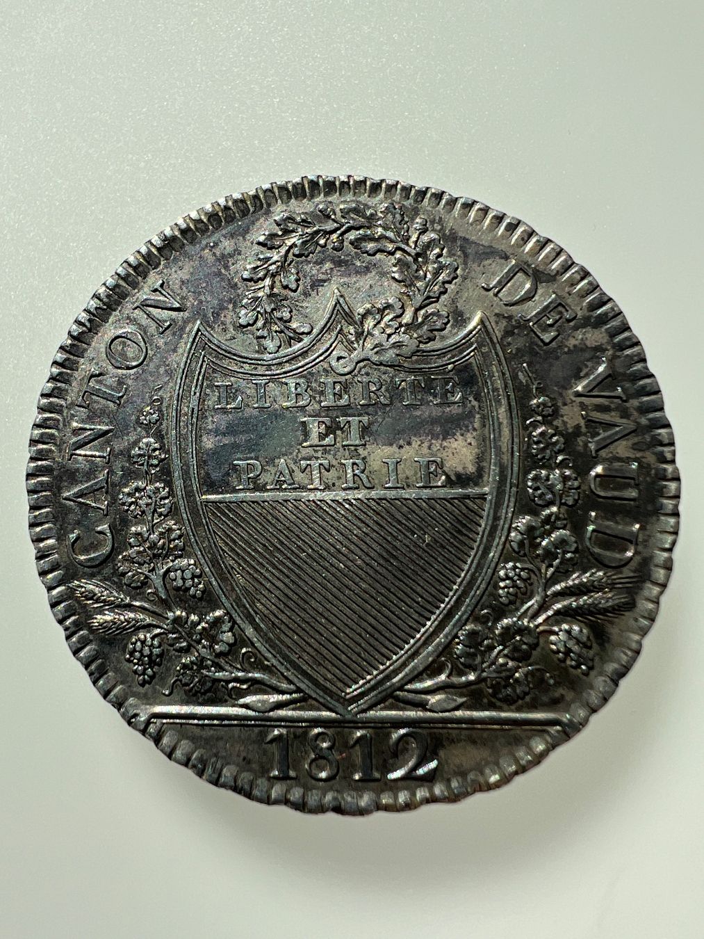Tutti le monete: Waadt, Taler, 40 Batz, 1812 – Usato da Schaffhausen venduto da schatzkiste69