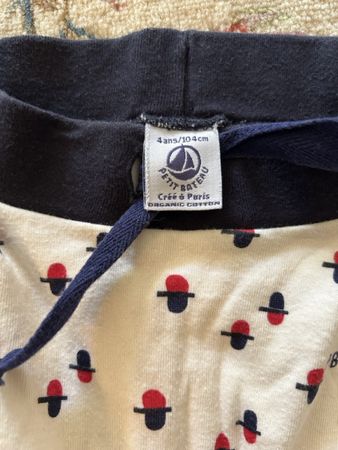 Petit Bateau skirt - Navy & Patterned, Size 4