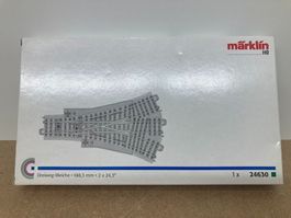 Märklin C-Gleis H0 Dreiwegweiche 24630 188,3 mm, 2 x 24,3 G