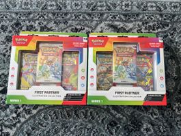 2x Pokemon First Partner Illustration Collection Series 1 EN