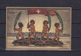 1916 N° 15 Cartes de la FETE  NATIONALE circulée  COTE 45.00