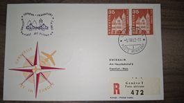 Swissair Geneva - Frankfurt 01.04.1962
