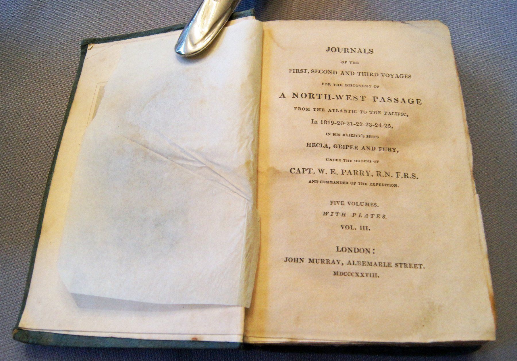 Libri: Parry (W.E.): Journal North West Passage – Usato da Geroldswil venduto da ARTEFACTO 8