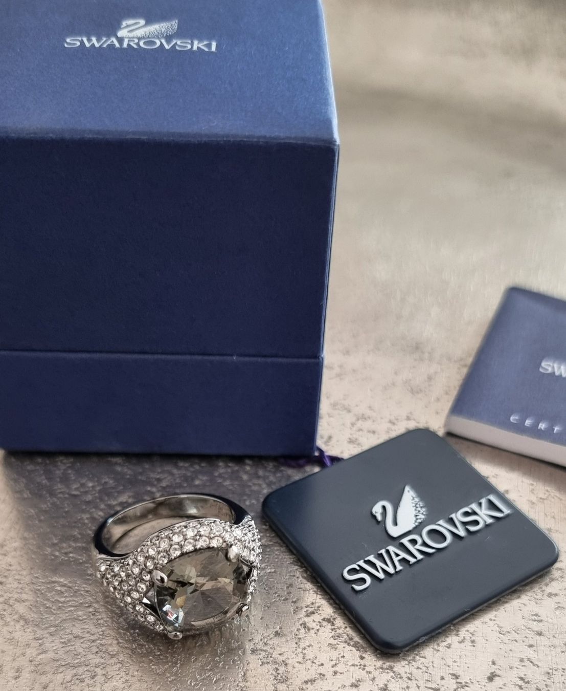 Swarovski Anelli: ORIGINAL- Swarovski Ring-Gr. 17 – Nuovo e nell'imballaggio originale da Frauenfeld venduto da Bleeddragon 2