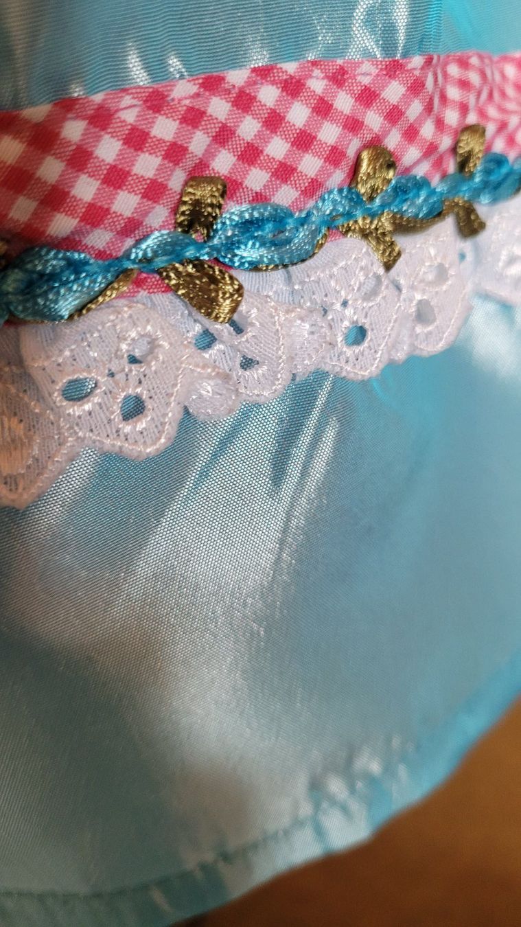 Kleider: Dirndl von ALPENFEE , blau, rot karriert Gr. 40 – Neu (gemäss Beschreibung) aus SCHÜBELBACH von CoKaHa 4