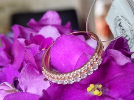 Bague femme en Argent avec des zircons