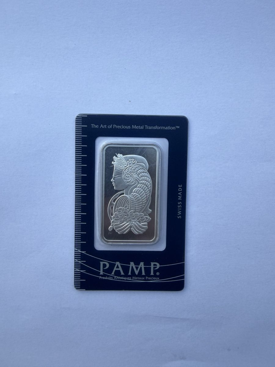 Pamp Métaux précieux: PAMP 1 Unze Silber Bar – Neuf (Voir description) à Winkel par Jxck95