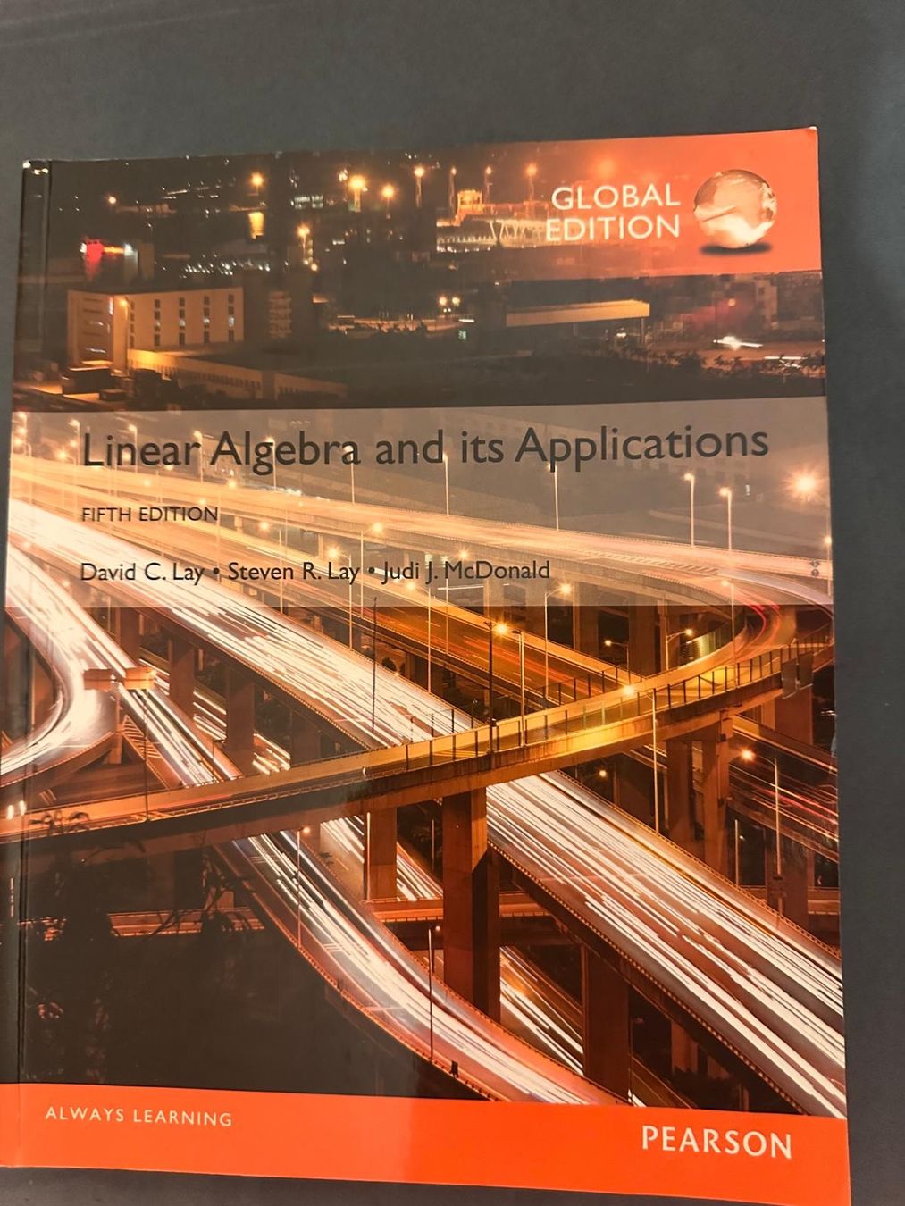 Bücher: Linear Algebra and Its Applications – Lay et al. 5th Edition – Gebraucht aus Zürich von Sanderdh