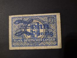 Bank Deutscher Länder  10 pfennig