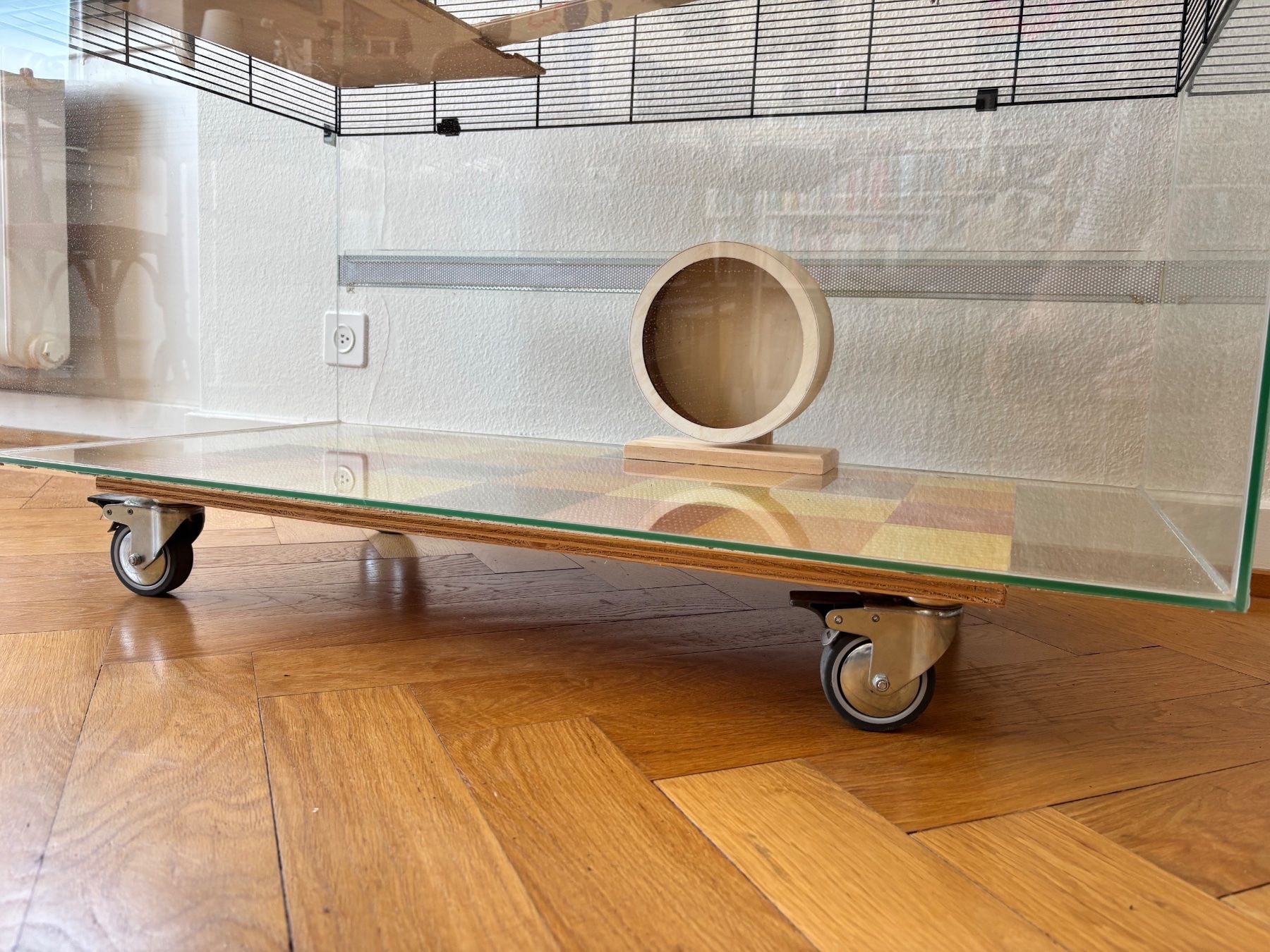 Skyline Gabbie, trasporto & Sicurezza: Hamsterkäfig gross, mit viel Zubehör – Usato da Zürich venduto da SophiaC 2