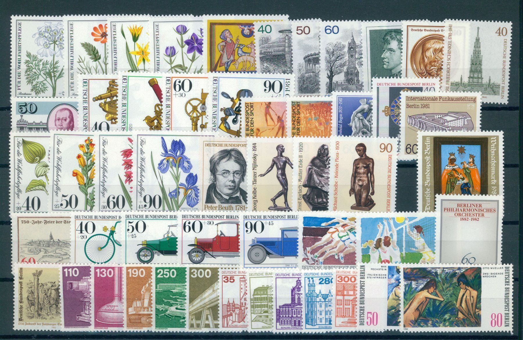 Alle Briefmarken: BERLIN, SUPERSAMMLUNG, 600 VERSCHIEDENE MARKEN POSTFRISCH ** – Neu (gemäss Beschreibung) aus Wetzikon ZH von Philimpex 7