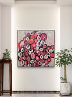 Originales abstraktes Bild 90x90cm ohne Rahmen