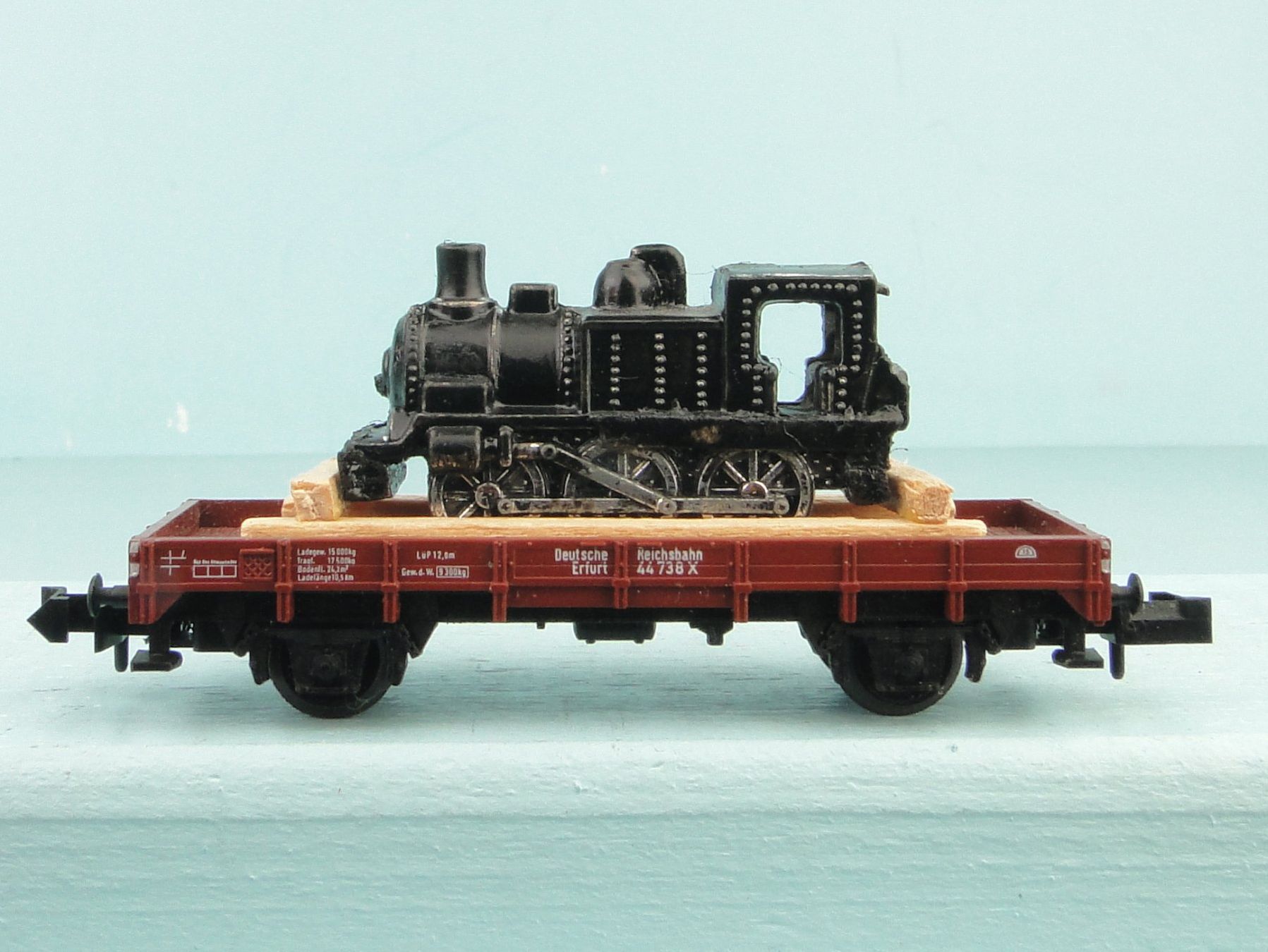 Trix Modellini di ferrovie: Trix Spur N Lokomotive Transporter – Usato da Bülach venduto da Albitrain 2