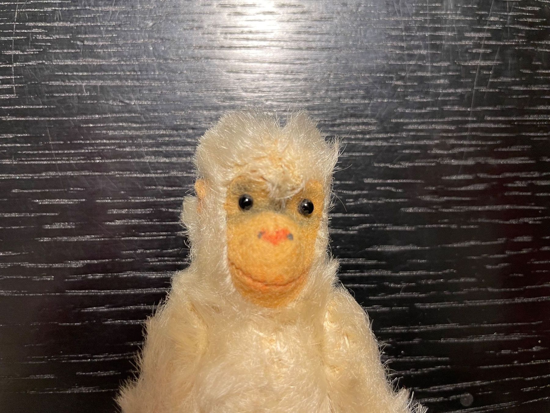 Steiff Spielzeuge: Steiff “Knopf im Ohr“ original:  Weisser Plüsch-Affe – Gebraucht aus Aarau von waldrast 4