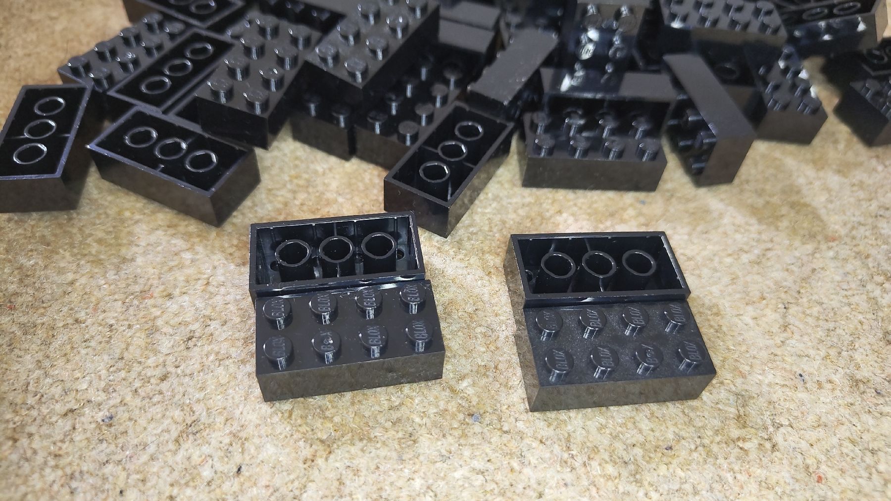 Lego Kit di costruzioni: 2x6 Black Building Bricks 200 Pieces Blox - Lego compatible – Nuovo (secondo la descrizione) da Glattbrugg venduto da har_jgc7 3