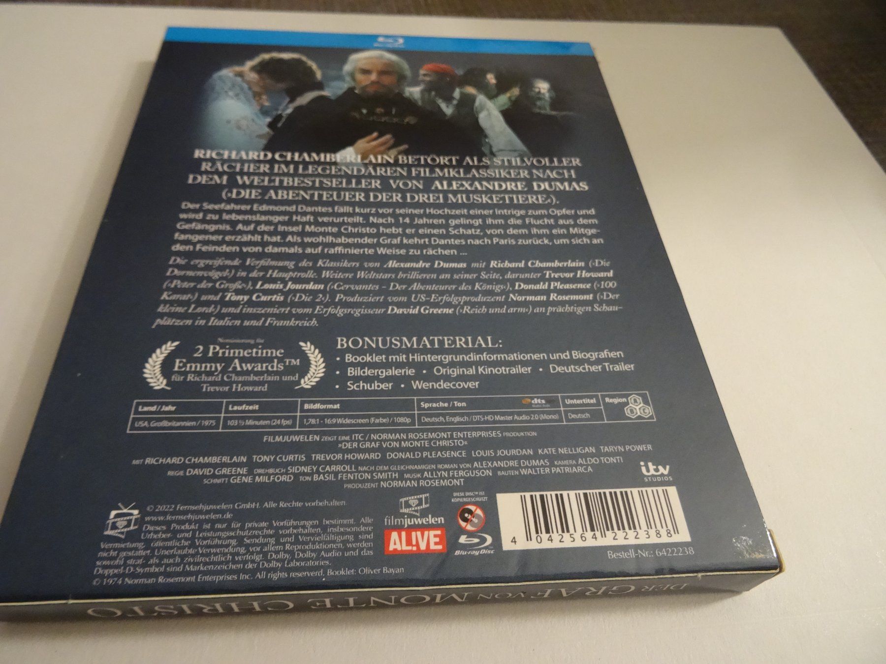 Tutti i DVDs: Blu-ray Der Graf von Monte Christo – Usato da Olten venduto da Disc-Verkauf 1