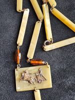 Antike Etruscan Revival Halskette, Collier