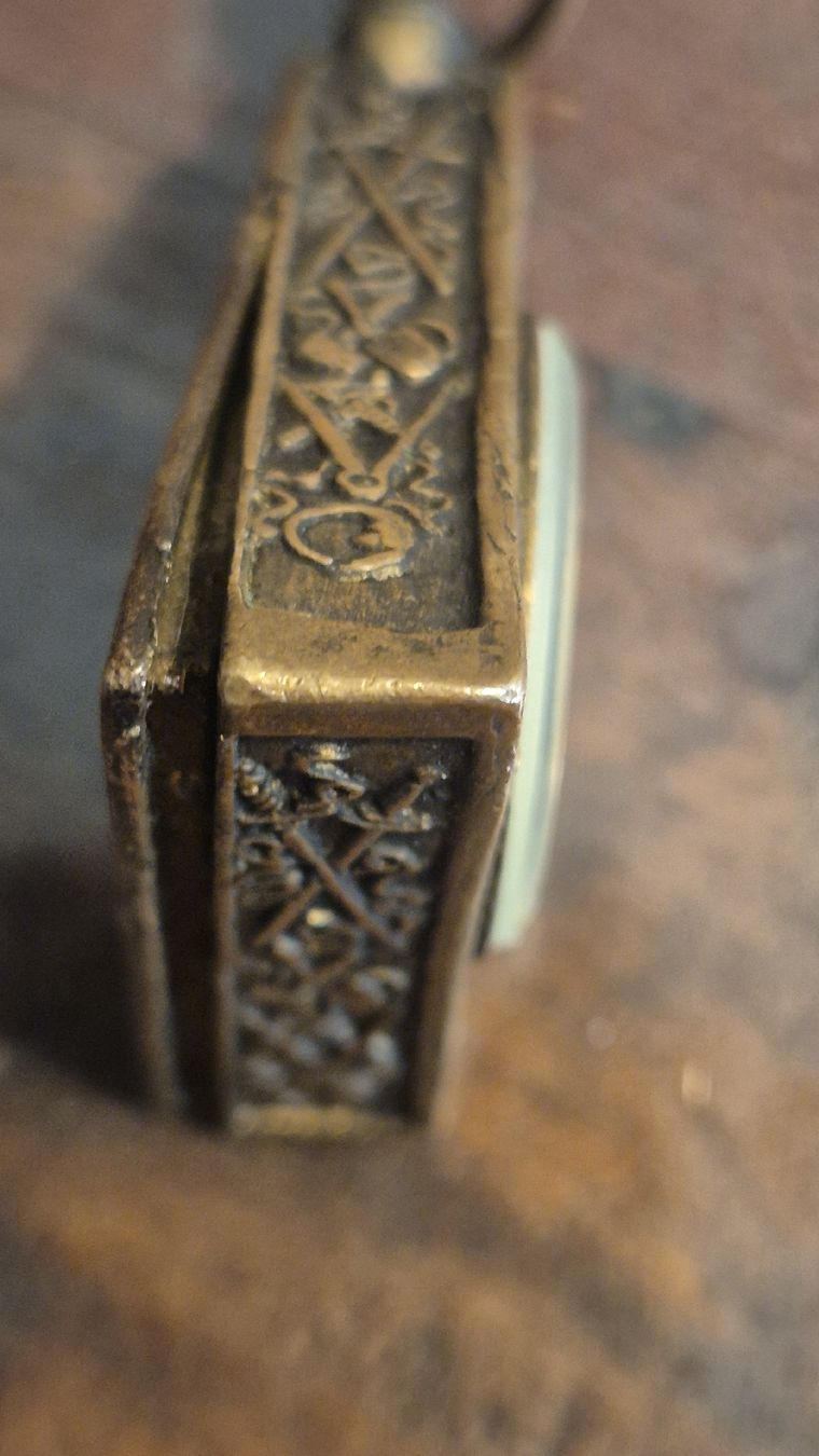 Orologi: Antik Masonic Hiram Triangle Uhr – Usato da Rämismühle venduto da beni0010 6
