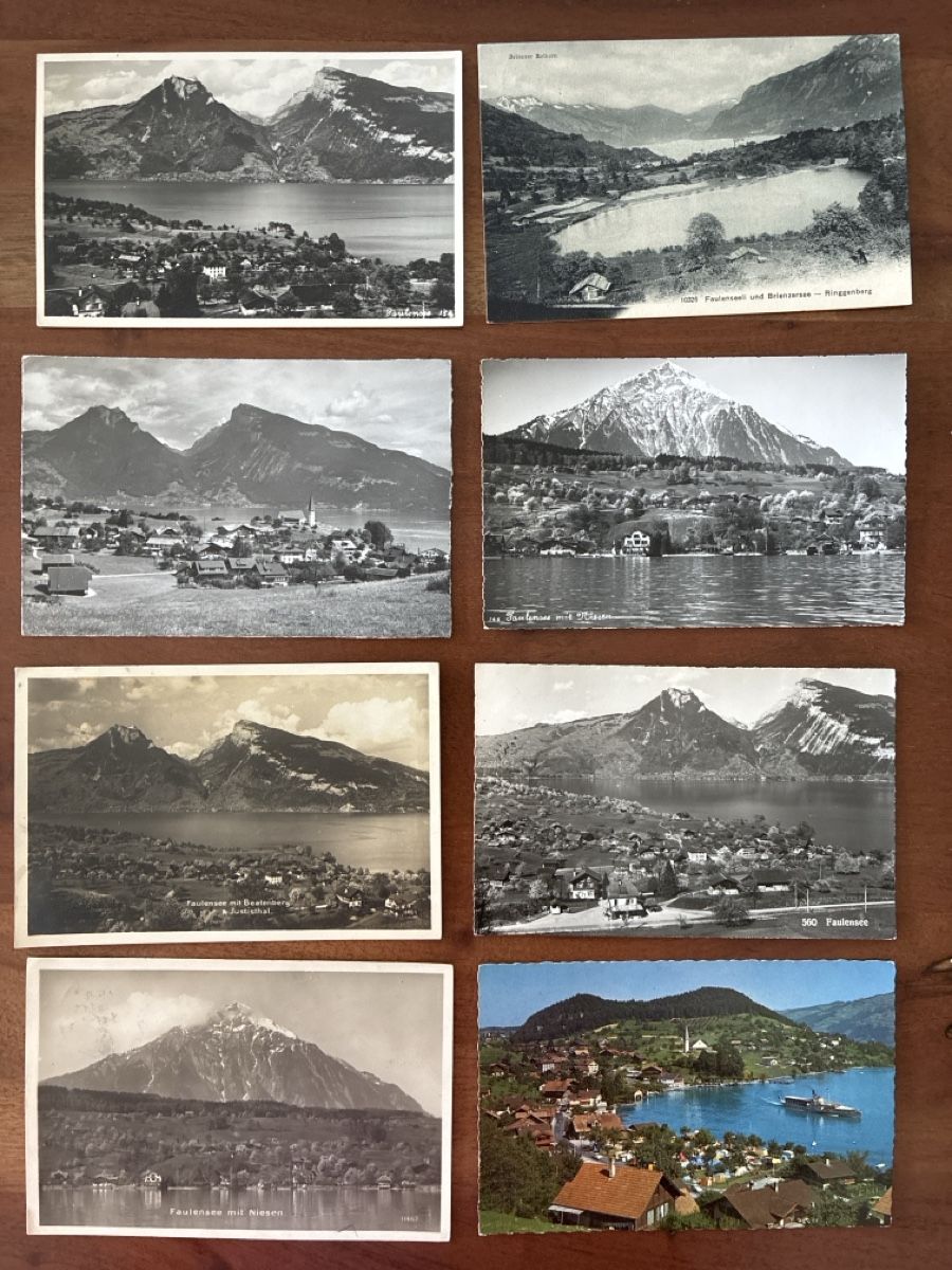 Cartes postales: 15 Ansichtskarten Schweiz von Faulensee BE – D'occasion à Oftringen par Cla.vD.74