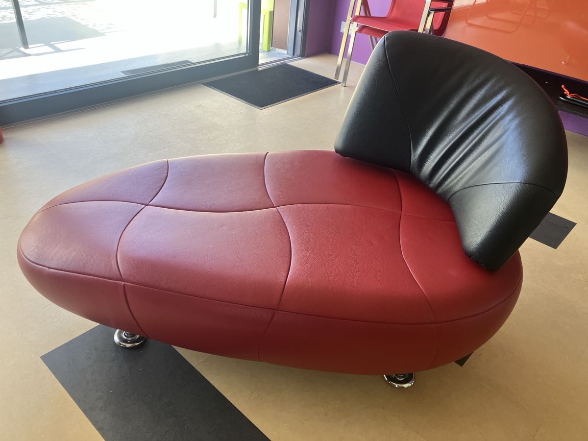 Leolux Sessel: Fauteuil Méridienne LEOLUX KIKKO – Neu (gemäss Beschreibung) aus Vesin von Erwy