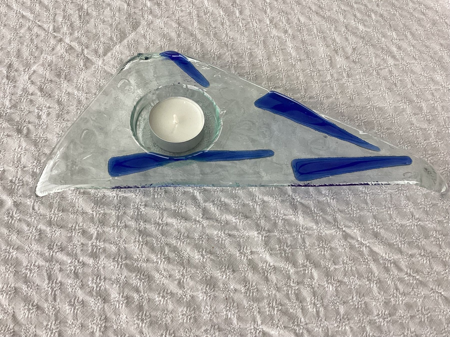 Toutes les décorations: Glasfusing Windlicht, 3-eckig, als kleines Mitbringsel – Neuf (Voir description) à Mörschwil par Monzar 2