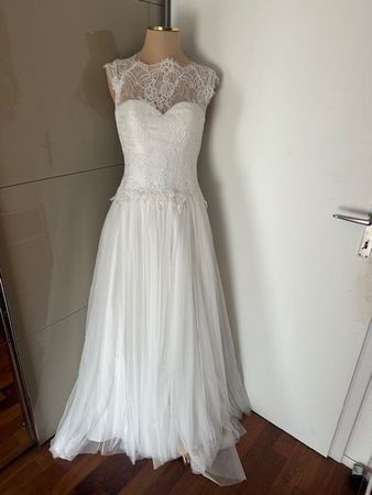 Brautkleid, Hochzeitskleid, Allen Rich, Gr. 36