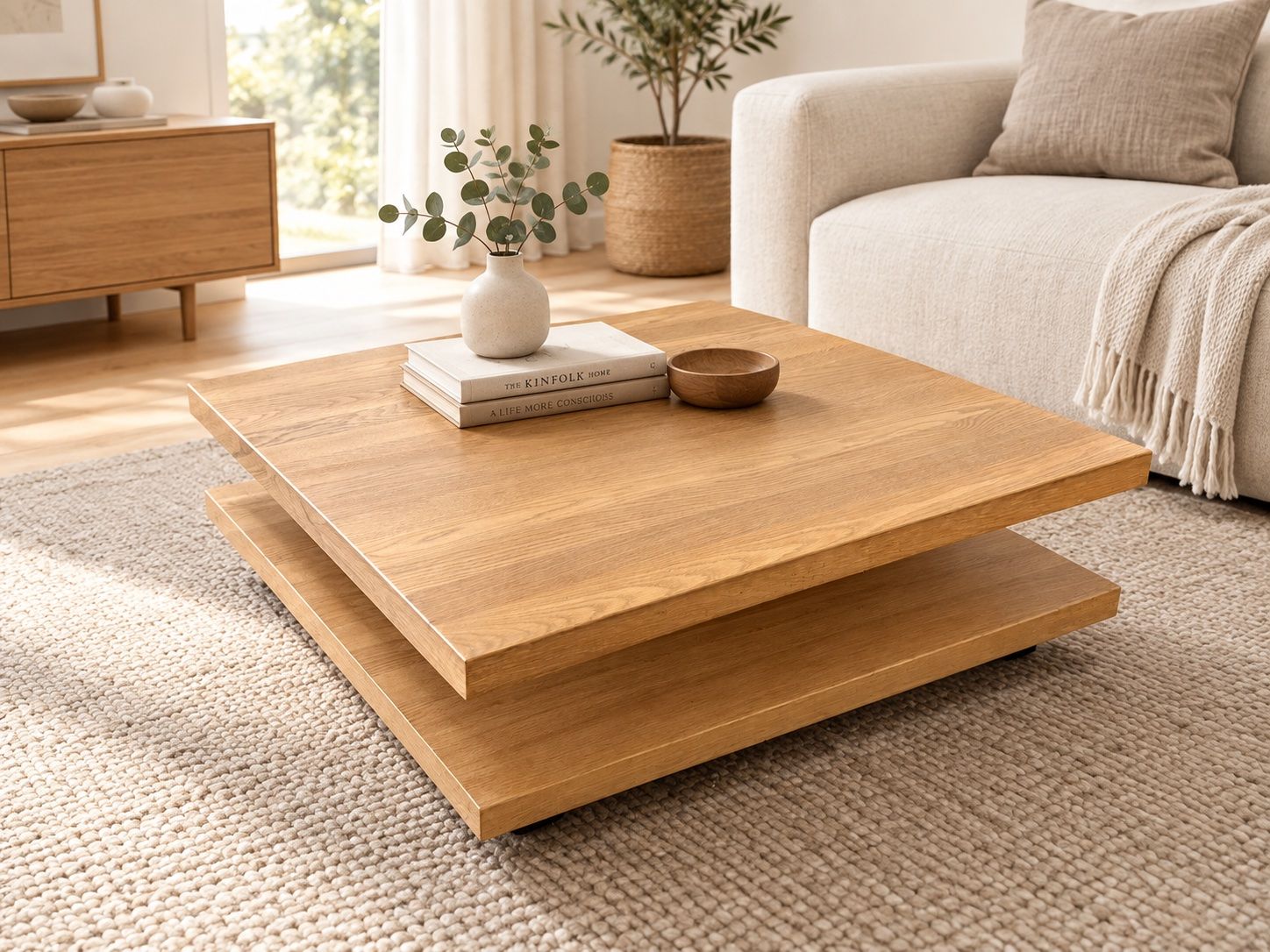 Tavoli: Team 7 Design Couchtisch C3 Eiche Massiv – Usato da Sursee venduto da sil_9rl5