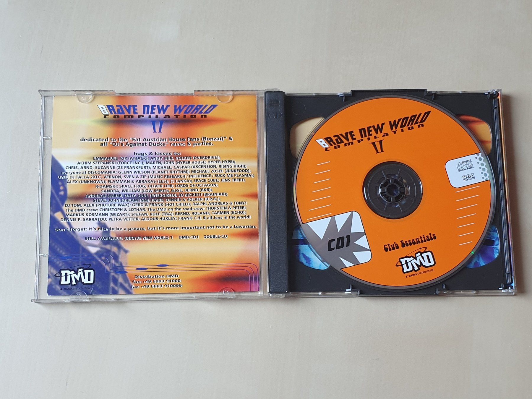 CD: BRave new World Compilation II – Usato da Stansstad venduto da collectorsshop 2