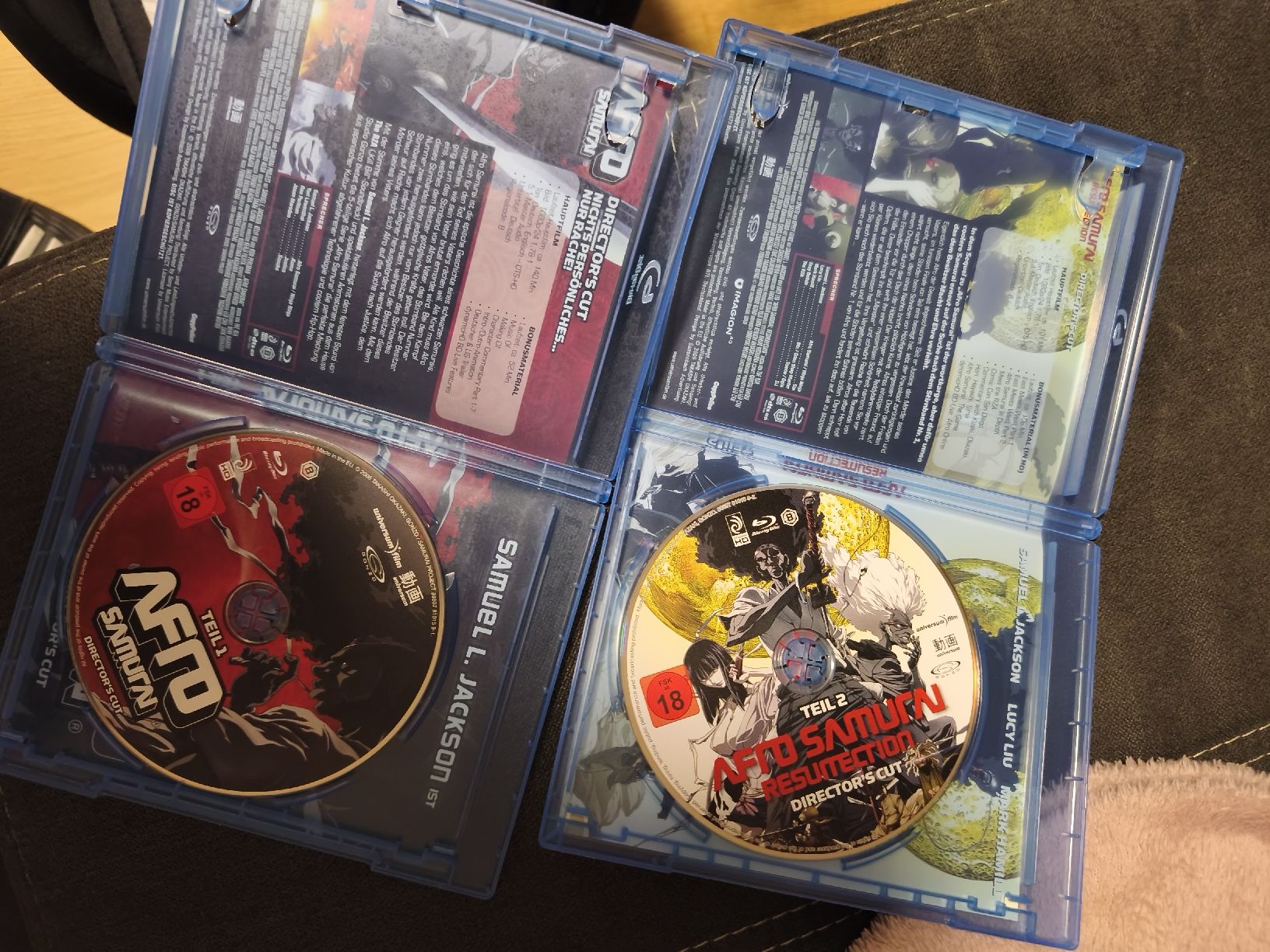 Tutti i DVDs: Afro Samurai 1&2 Double Feature UNCUT Blu-Ray – Usato da Näfels venduto da ChocolateMuffin 2