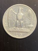 Royaume d’Italie, 5 Lire 1927 Argent 