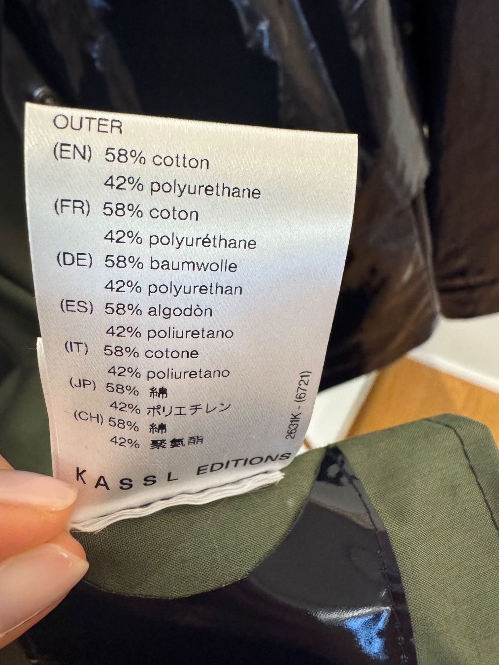 Giacche: KASSL LACK JACKE DARK NAVY – Nuovo (secondo la descrizione) da Schwyz venduto da bofb 4