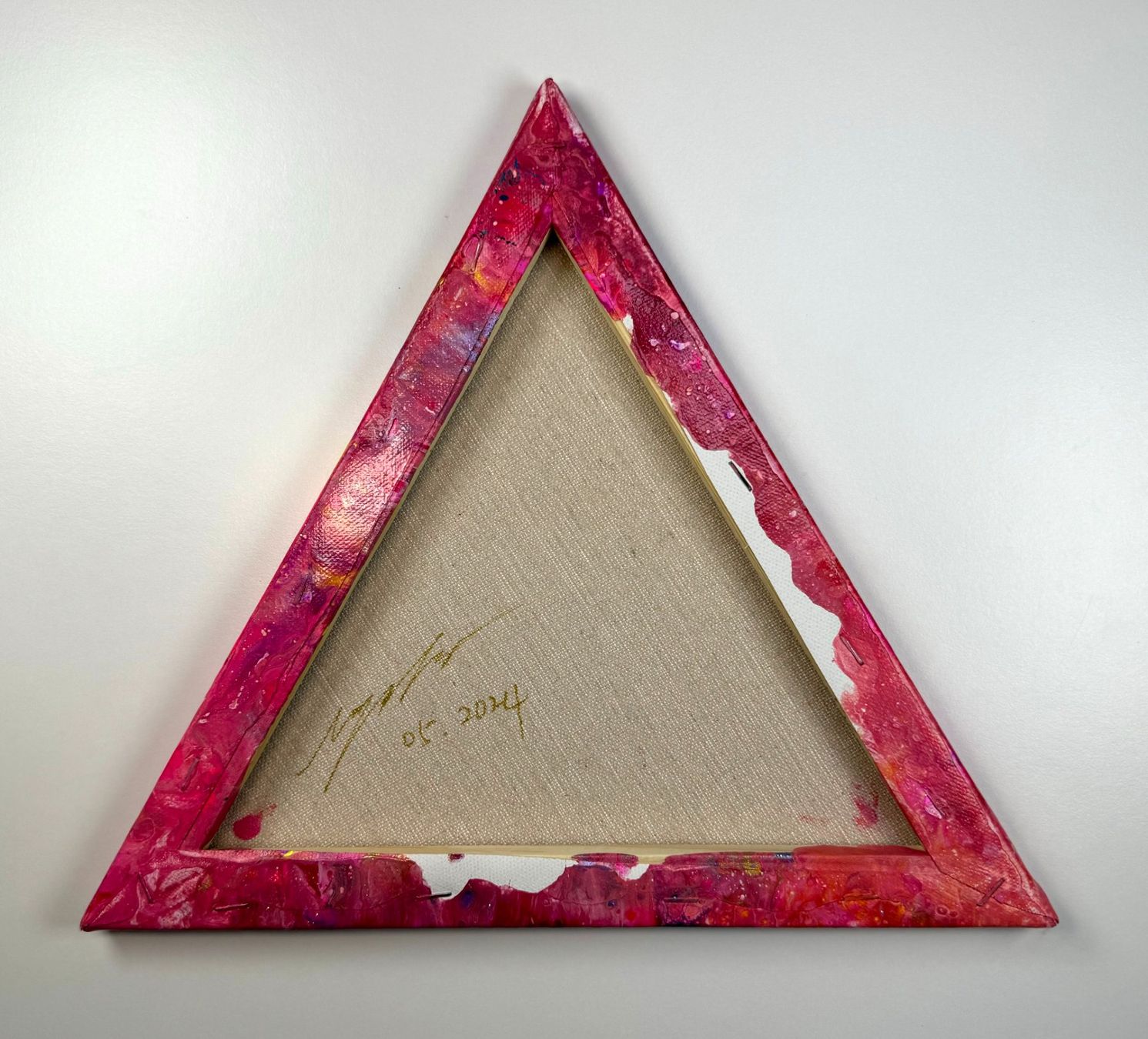 Dipinti: Acryl-Flüssigmalerei, Dreieck – Usato da Schlieren venduto da MayaSheng1983 2