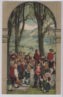 Bundesfeierkarte 1918 Nr 2 Landsgemeinde (zwei Kinder)