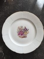 Assiettes plates, porcelaine de Limoge