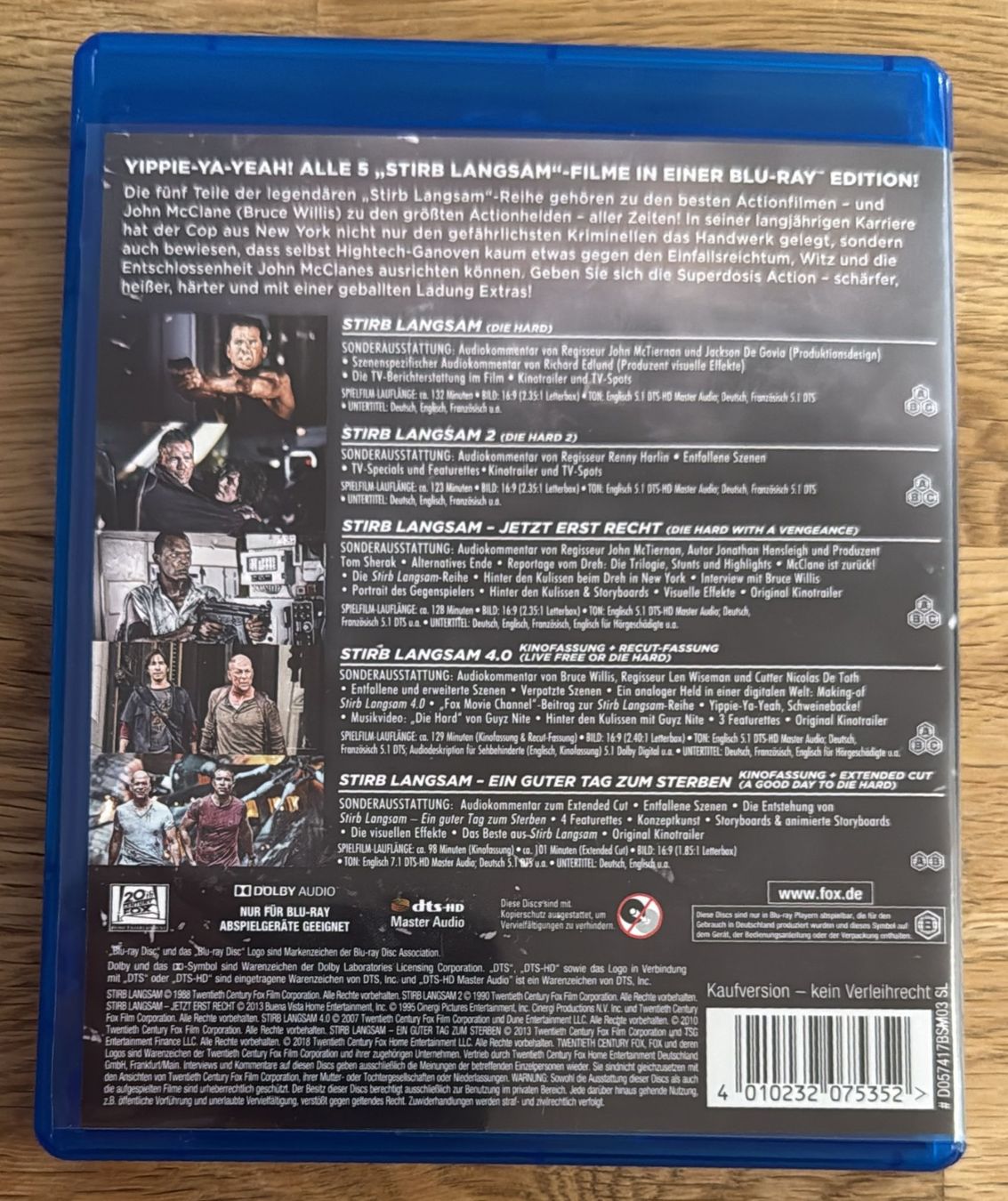Alle DVDs: STIRB LANGSAM COLLECTION BLU-RAY – Gebraucht aus Zürich von freioccasionen 1